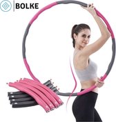 Bolke® - hoelahoep - hoelahoep fitness - hoelahoep volwassenen - hoelahoep - hula hoop - Hula hoop fitness - Weight hoop - 1KG - Paars