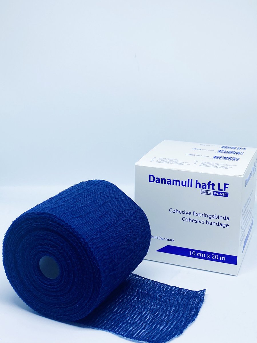 Goedkoopste Danamull Haft Zelfklevend Fixatiewindsel blauw 10cm x 20m