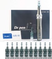 DR. PEN - M8 ULTIMA - Draadloze Dermapen - Microneedling - Inclusief 12 GRATIS cartridges + opbergetui & Femmezz stomer