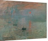 Zonsopgang, Impression, Soleil Levant, Claude Monet - Foto op Dibond - 80 x 60 cm