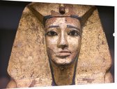 Sphinx op zwarte achtergrond - Foto op Dibond - 90 x 60 cm