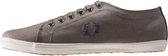 Fred Perry ingston Coated canvas textiel - Driftwood voor Heren - Nette sneakers schoenen - Navy Donker groen - Herenschoenen Maat 42