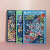 Puzzel - 3 stuks - Frankrijk - Italië - Duitsland - Wijnliefhebber -