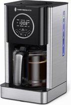 Taotronics TT-CM001 Koffiezetapparaat met glazen koffiepotfilter - Timer - 12 kopjes - Smart