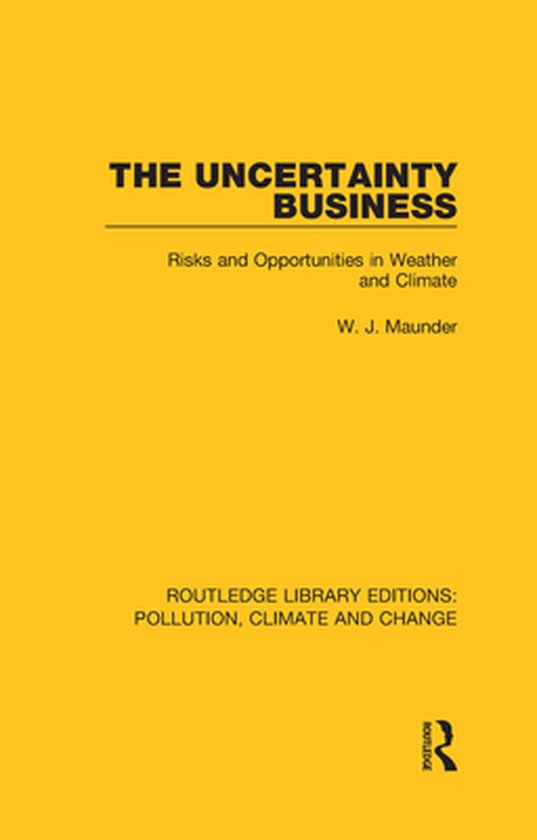 Routledge Library Editions: Pollution, Climate and Change -  ... - cover