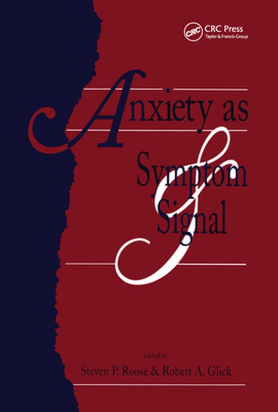 Anxiety As Symptom and Signal - cover