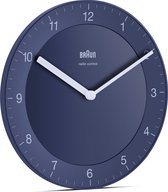 Braun Digitale wandklok met binnentemperatuur, datum, dag van de week, groot omgekeerd LCD-display, snelle set, piepalarm in wit, model BC14W Braun Digitale wandklok met binnentemperatuur, datum, dag van de week, groot omgekeerd LCD-display, snelle set, piepalarm in wit, model BC14W