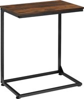 tectake - Bijzettafel Cardiff industrial dark - sidetable - 404261