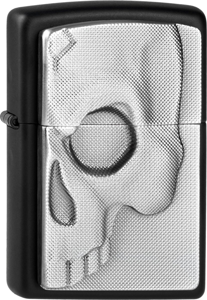 Goedkoopste Aansteker Zippo Half Skull Emblem