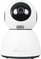 Smart Pan/Tilt Dome Camera 360°, WiFi, 2,4GHz, Opnemen op MicroSD-kaart (niet inbegrepen), Full HD Audio, Bidirectioneel, Binnengebruik, Compatibel met Amazon Alexa, Google Home en APP Tuya B