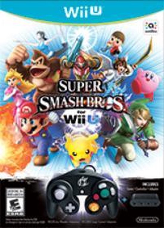 Super Smash Bros. Wii U - GameCube Controller Adapter bundel - Nintendo
