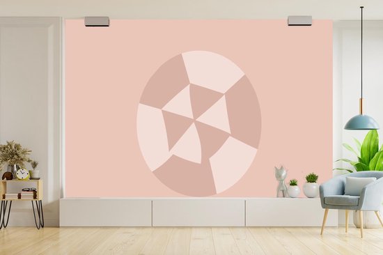 Behang - Fotobehang Zomer - Parasol - Abstract - Breedte 330 cm x hoogte 220 cm