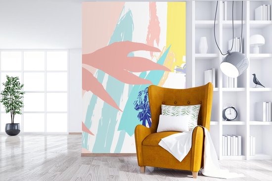 Papier peint - Papier peint photo Eté - Plage - Rose - Largeur 160 cm x hauteur 240 cm