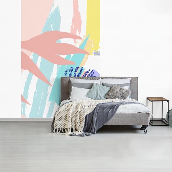 Papier peint - Papier peint photo Eté - Plage - Rose - Largeur 160 cm x hauteur 240 cm