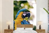 Behang - Fotobehang Vogel - Papegaai - Ara - Breedte 145 cm x hoogte 220 cm