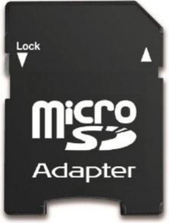 Qatrixx - TF MicroSD SDHC - SD adapter - Zwart
