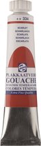 Plakkaatverf - 318 Karmijn - Gouache extra fine - Talens - 20 ml