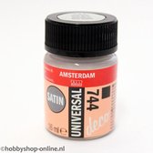 Acrylverf Zijdeglans - 744 Zachtgrijs - Deco - Universal Satin - Amsterdam - 16 ml