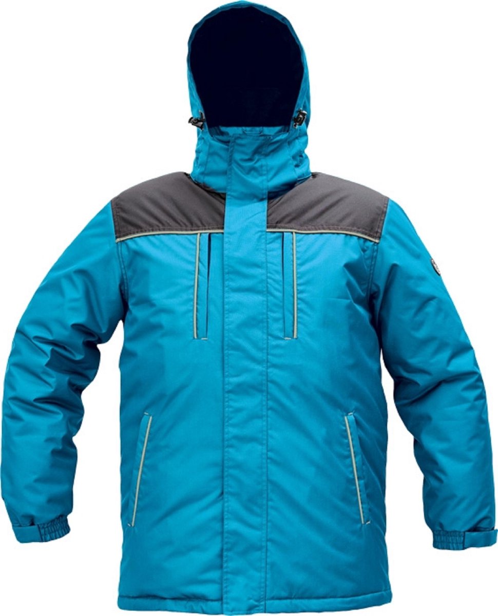 Cerva Cremorne winterjas / winterparka petrol blue maat S