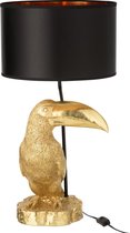 J-Line Lamp Toekan Poly Goud/Zwart