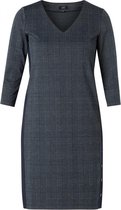 YESTA Bracha Jurk - Dark Navy/Dark Grey  - maat 1(48)