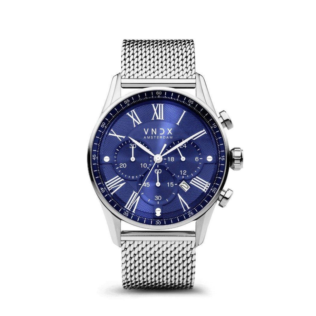 VNDX Amsterdam - Horloge voor mannen - The Chief Blauw