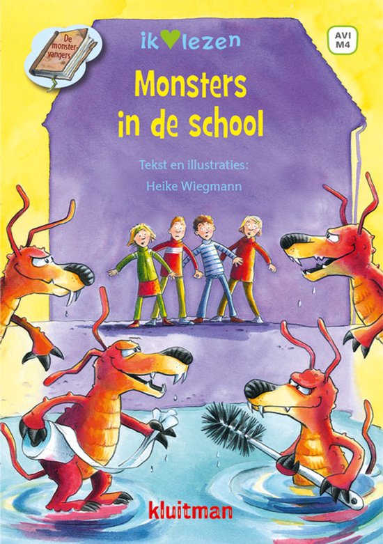 Ik  lezen - Monsters in de school - cover