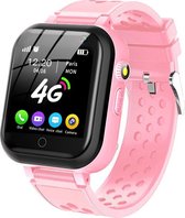 Smartwatch-Trends T16 - 4G Smartwatch Kinderen - GPS Tracker  - Videobellen  - WIFI - Roze