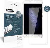 dipos I 2x Pantserfolie helder compatibel met Cubot Rainbow 2 Beschermfolie 9H screen-protector