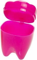 tandendoosje 4 x 2,5 x 2,5 cm roze