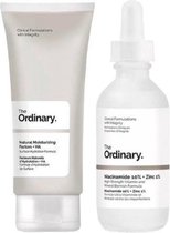 The Ordinary verzorgingsset - Natural Moisturizing Factors + HA 100 ml - Niacinamide 10% -  Zink 1% 60 ml Supersize - effectieve formules - Tegen vlekken en onzuiverheden| Vegan