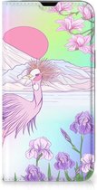 Telefoonhoesje Geschikt voor iPhone 13 Wallet Bookcase Vogel
