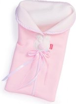 dekentje babypop meisjes 38 cm roze