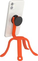PopSockets: Popmount 2 Flex - Flexibel, Niet Klevend Silicone Handsfree Support en Tripod voor Smartphone en Tablet - Mandarijn