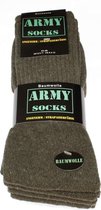 Army socks - 5 pack heren sokken - Premium kwaliteit - Leger groen - Maat 39/42