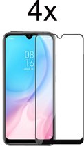 Oppo Reno z Screenprotector - Beschermglas Oppo Reno z Screen Protector Glas - Full cover - 4 stuks