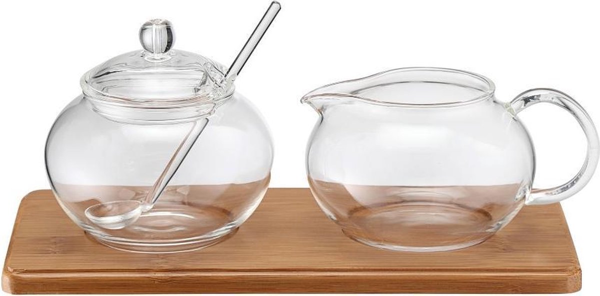 Melk- En Suikerkannetje Set – Weis