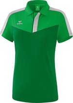 Erima Squad Polo Femme Fern Green-Emerald- Argent Grijs Taille 44