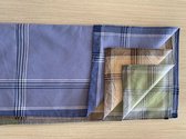 Heren zakdoeken Set van 12 - 100% Katoen