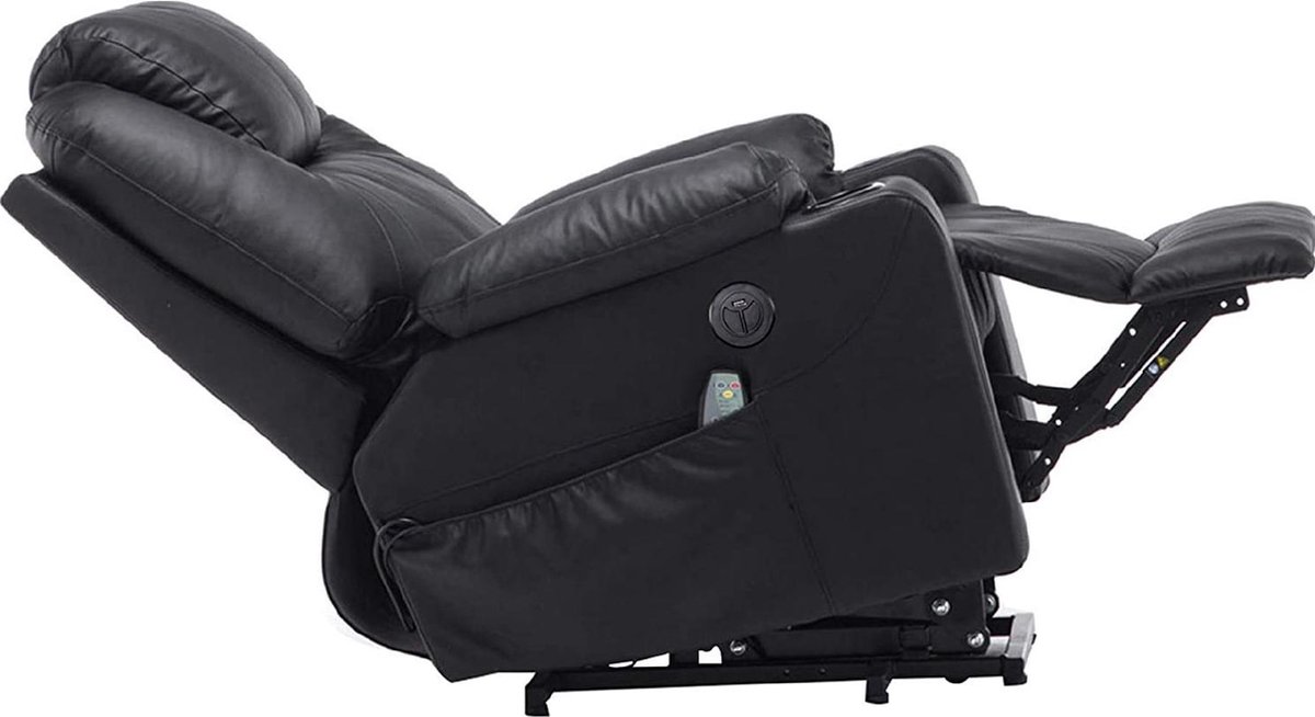 Afbeelding 2 van Monkey's Elektrische Massagestoel Zwart met Sta-op Functie