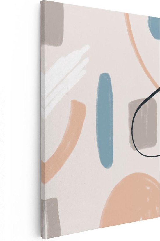 Artaza - Peinture Sur Toile - Art Abstrait - Style Scandinave - 20x30 - Klein - Photo Sur Toile - Impression Sur Toile