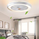 BrightWise® Plafondventilator met Verlichting - Plafondventilator afstandsbediening - Plafondventilator met lamp - Wit