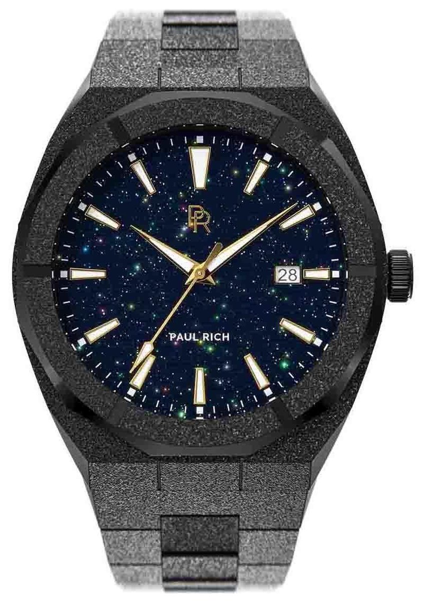 Paul Rich Frosted Star Dust Black FSD01-A Automatic horloge 45 mm