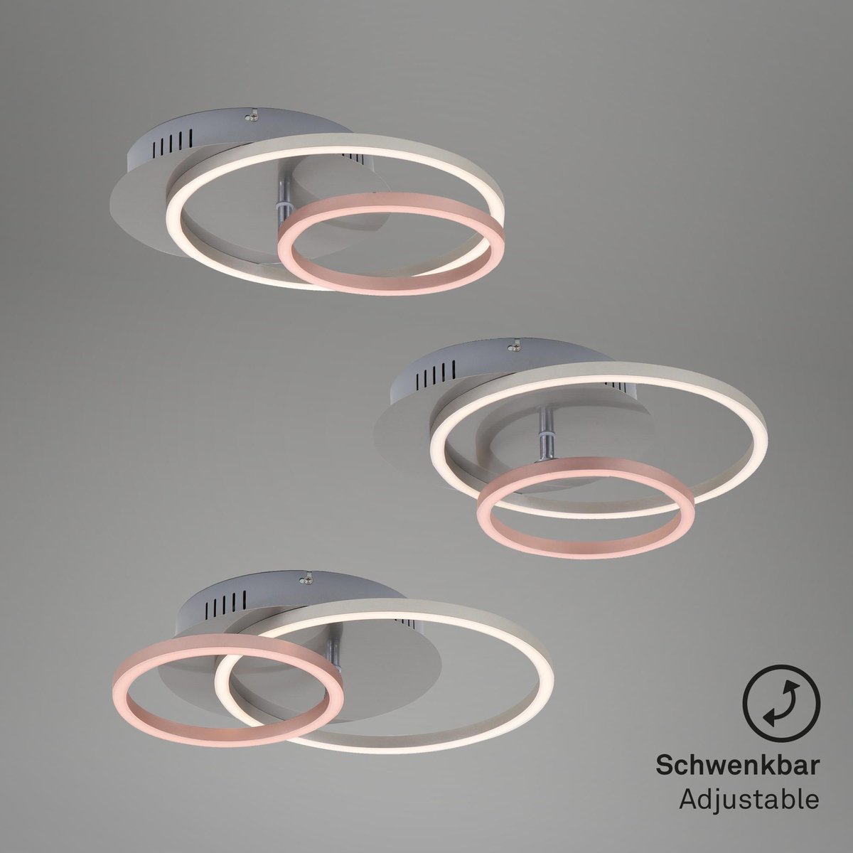 BRILONER FRAME - LED Plafonniére - plafondlamp dimbaar - draaibaar