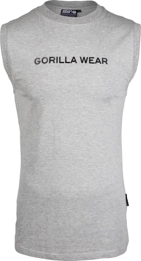 Gorilla Wear Sorrento Mouwloos T-shirt - Grijs - L