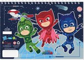 schetsblok PJ Masks junior A4 donkerblauw 30 pagina's