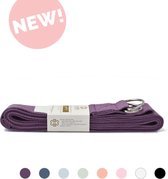 Katoenen Yoga Riem - Aubergine Purple - Paars - 250 cm