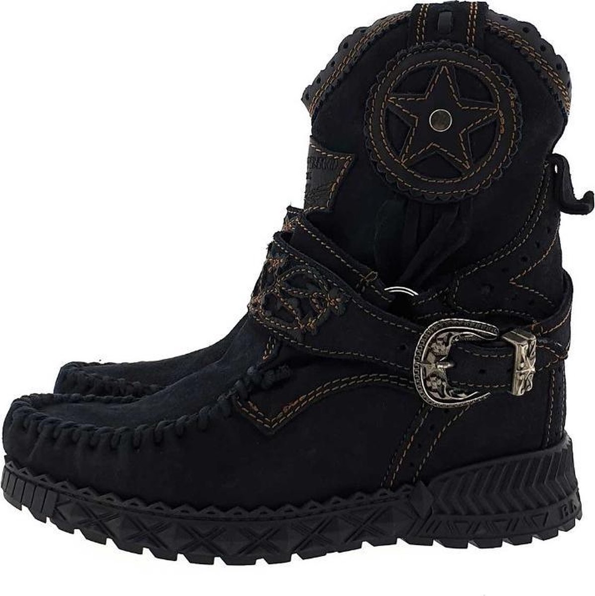 El Vaquero Gwyneth Silverstone boots zwart, ,37 / 4