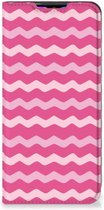 GSM Hoesje ontwerpen Xiaomi Redmi 9 Fotohoesje Waves Pink