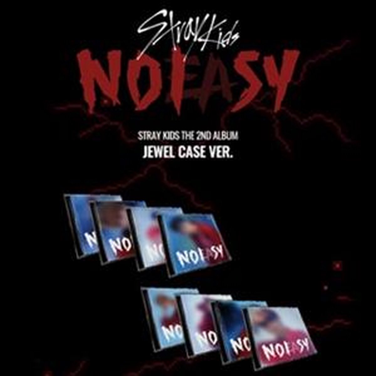 straykids スキズ　noeasy CD Stray Kids Noeasy - 1xCD album met Domino en The View - 10